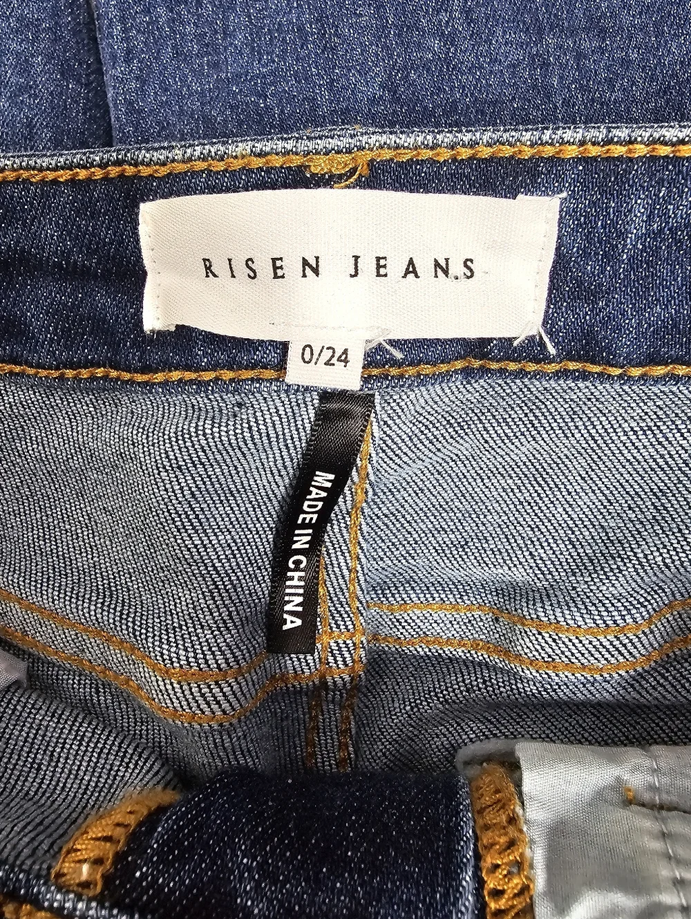 Risen High Rise Wide Leg Trouser Jeans Size 0/24 - Picture 8 of 10